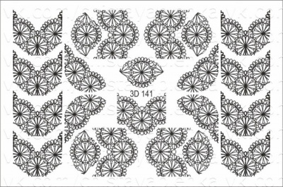 3D водный слайдер дизайн 3D-141 черный