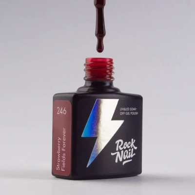 RockNail Гель-лак Vintage Vitrage 246 Strawberry Fields Forever 10 мл.