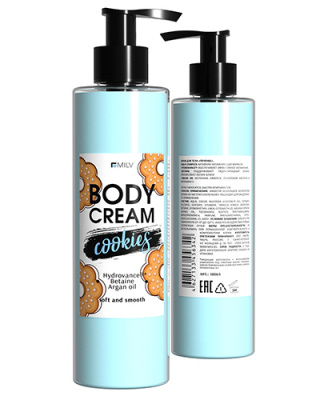 MILV Крем для тела Печенье 250 мл.