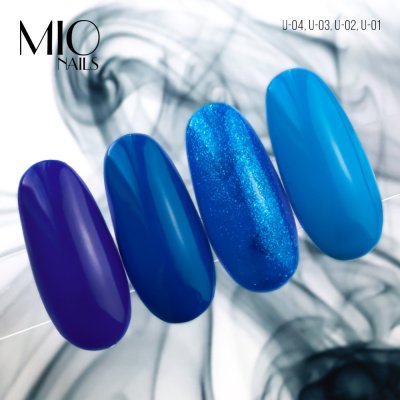 MIO Nails Гель-лак Основная палитра U-04 Индиго 8 мл.