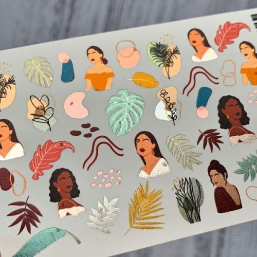 2D Фольгированный слайдер-дизайн MilliArt Nails MN-FL-010