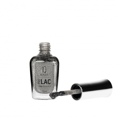 IQ Beauty Лак для ногтей с биокерамикой Nail Polish PROLAC+bioceramics 121 Dazzling graphite 12,5 мл. IQ Beauty Лак для ногтей с биокерамикой Nail Polish PROLAC+bioceramics 121 Dazzling graphite 12,5 мл.