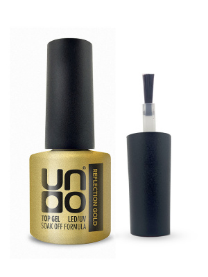 UNO Верхнее покрытие для гель-лака Reflection Top золото 8 г. UNO Верхнее покрытие для гель-лака Reflection Top золото 8 г.