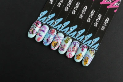 Go Stamp Пластина для стемпинга 258 Creepy Cute