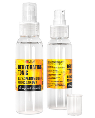 MILV Дегидратирующий тоник для рук АПЕЛЬСИН и АНАНАС 100 мл.