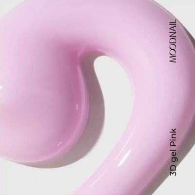 MoodNail 3D Gel для объемного дизайна Pink 15 г. MoodNail 3D Gel для объемного дизайна Pink 15 г.