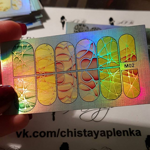 Слайдер дизайн Shiny Sliders с голографическим эффектом M02