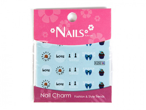 Nails Переводные картинки Y1BHK250