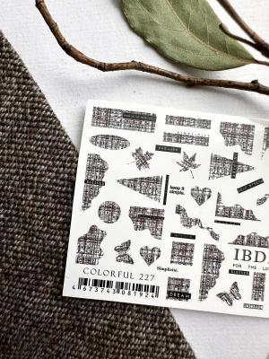 IBDI NAILS Слайдер дизайн COLORFUL 227