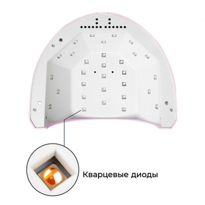 MANITA Professional Лампа LED/UV SUN 1 РОЗОВАЯ с кварцевыми диодами