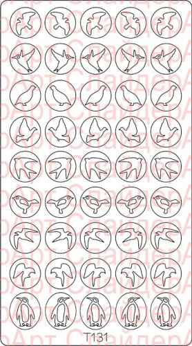 Трафарет Deep-дизайн T131
