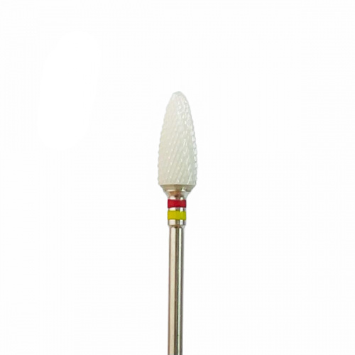 Фреза керамическая кукуруза красно-желтая 5 мм.