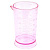 IRISK Стакан мерный 100 мл. Прозрачно-розовый Н502-05 (01)