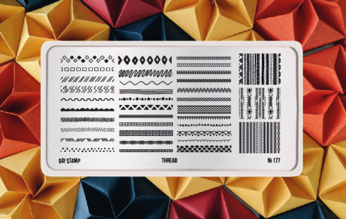 Go Stamp Пластина для стемпинга 177 Thread