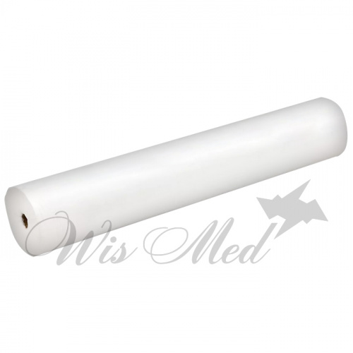 Простыня 80х200см., SMS, белая, 100 шт. в рулоне