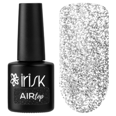 IRISK Топ светоотражающий без липкого слоя Air Top 10 мл. Silver мелкий М529-14 (01) IRISK Топ светоотражающий без липкого слоя Air Top 10 мл. Silver мелкий М529-14 (01)