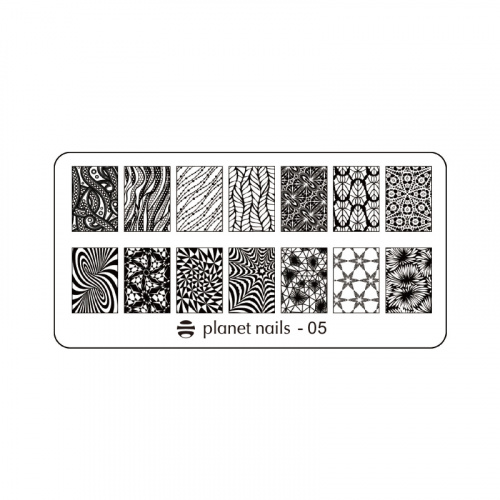 Planet Nails Пластина для Stamping Nail Art №05 23088/5