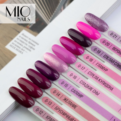 MIO Nails Гель-лак Основная палитра G-14 Желание 8 мл.