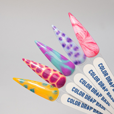 MOOZ Основа для растекания гель-лака Color drop base 9 мл.