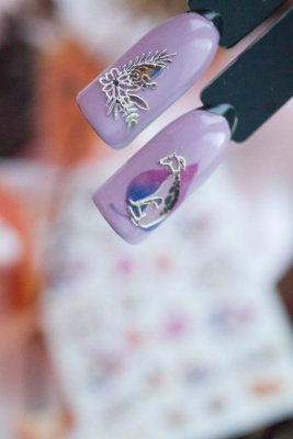 MALGRAT Nails 3D Слайдер-дизайн ОБЪЕМНЫЕ 3D СЛАЙДЕРЫ 3D Осень 3DAU114