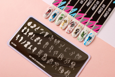 Go Stamp Пластина для стемпинга 028 Self-Love