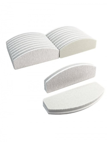 Пилка-баф лодка 8,5см х 3см х 0,7см серая PBB-01 20 шт./уп.