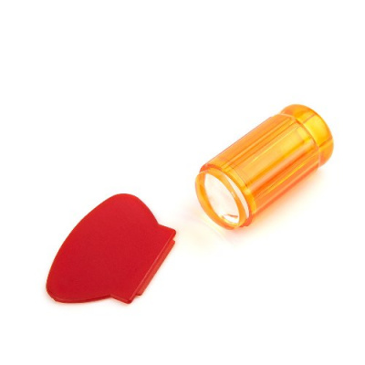 Штамп для стемпинга рифленый TNL прозрачно оранжевый 381976