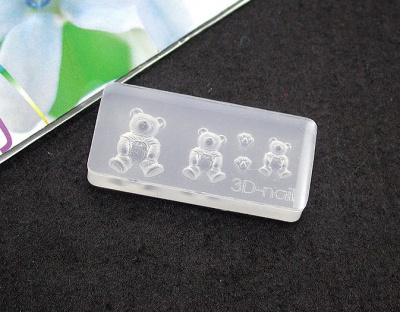 3D Acrylic Mold Y1SJ063 Lovely Bear 3D Acrylic Mold Y1SJ063 Lovely Bear