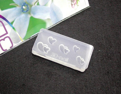 3D Acrylic Mold Y1SJ004 Single and Double Heart