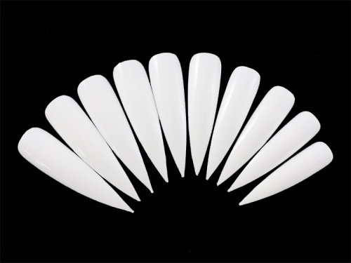 Типсы Justnail (Y1NJ30) Tapered белые 50 шт./пакет