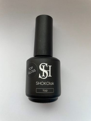 SHOKOlak Топ сверхпрочный глянец TOP GLOSS с UF 15 мл. SHOKOlak Топ сверхпрочный глянец TOP GLOSS с UF 15 мл.
