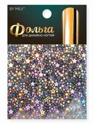 MILV Фольга для дизайна ногтей голография 12 162,5 см. MILV Фольга для дизайна ногтей голография 12 162,5 см.