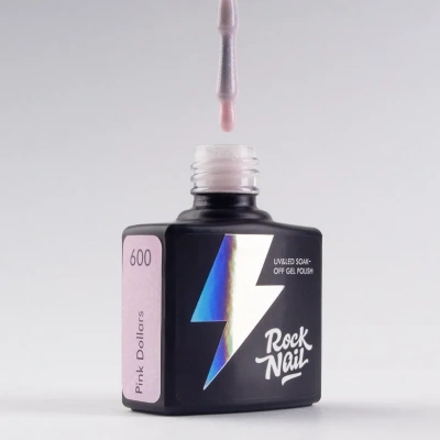 RockNail Гель-лак Basic 600 Pink Dollars 10 мл. RockNail Гель-лак Basic 600 Pink Dollars 10 мл.