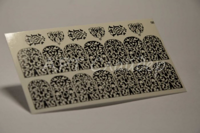 Слайдер дизайн фольгированный 56 черный