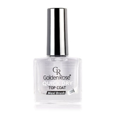 Быстросохнущее верхнее покрытие Quick Dry Top Coat Golden Rose 10 мл. Быстросохнущее верхнее покрытие Quick Dry Top Coat Golden Rose 10 мл.