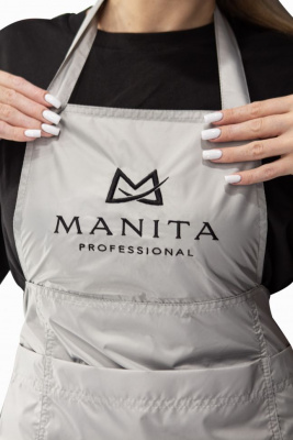 MANITA Professional Фартук Универсальный для мастера салона красоты СЕРЫЙ