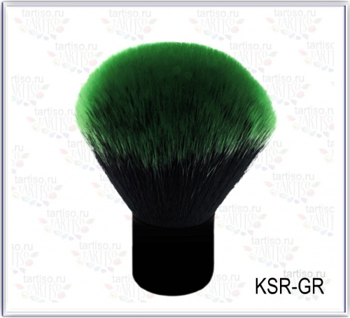 Кисть-сметка круглая Зеленая