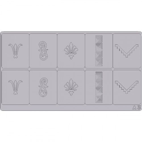 Трафареты для аэрографии на ногтях T5(A3)