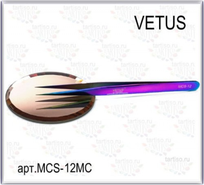 Пинцет MCS-12 MULTI COLOR для наращивания ресниц и пучков MCS-12MC Пинцет MCS-12 MULTI COLOR для наращивания ресниц и пучков MCS-12MC