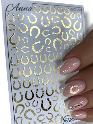 Слайдер-дизайн MilliArt Nails Металл MTL-259 Слайдер-дизайн MilliArt Nails Металл MTL-259