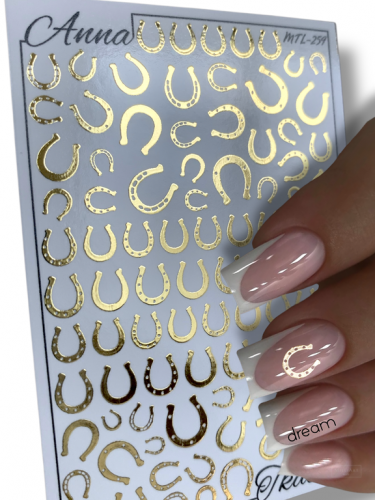 Слайдер-дизайн MilliArt Nails Металл MTL-259 Слайдер-дизайн MilliArt Nails Металл MTL-259