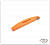 Пилка-баф 80-100 лодка оранжевая NB-B04OR 10 шт./уп.