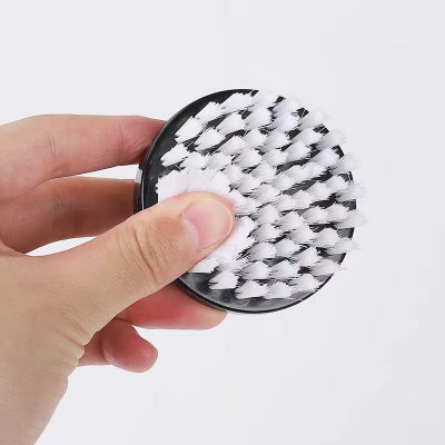 Щетка для опила круглая с ручкой Черная 