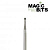 Magic Bits Твердосплавная фреза Шар с продольно-поперечными насечками 1,0 мм.
