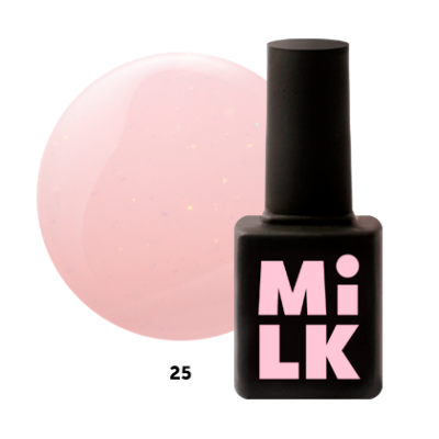 Milk База камуфлирующая с шиммером 25 Rose Quartz 9 мл. M25 Milk База камуфлирующая с шиммером 25 Rose Quartz 9 мл. M25