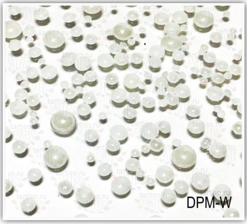 Дизайн Жемчуг микс в пакете 1 Белый DPM-W