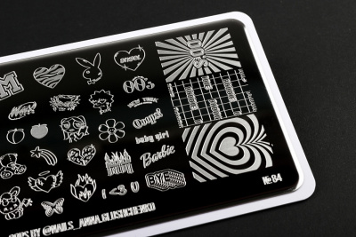 Go Stamp Пластина для стемпинга 084 Oops