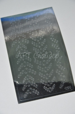 Металлизированные наклейки для ногтей 121 цвет серебро Металлизированные наклейки для ногтей 121 цвет серебро