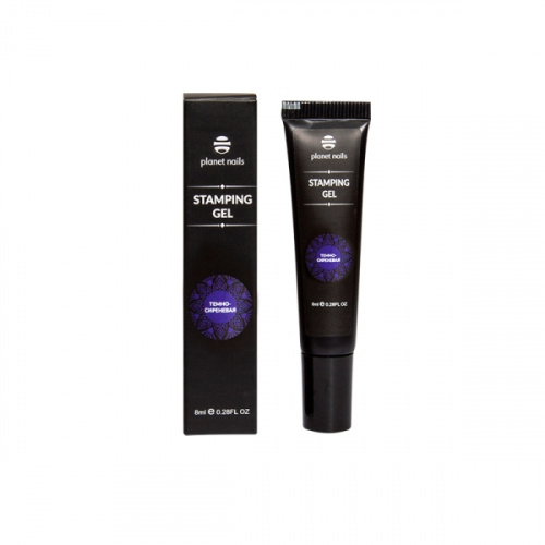 Гель-краска Planet Nails Stamping Gel темно-сиреневая, 8 мл. 11585 Гель-краска Planet Nails Stamping Gel темно-сиреневая, 8 мл. 11585