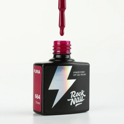 RockNail Гель-лак Furia 664 Chaos 10 мл.